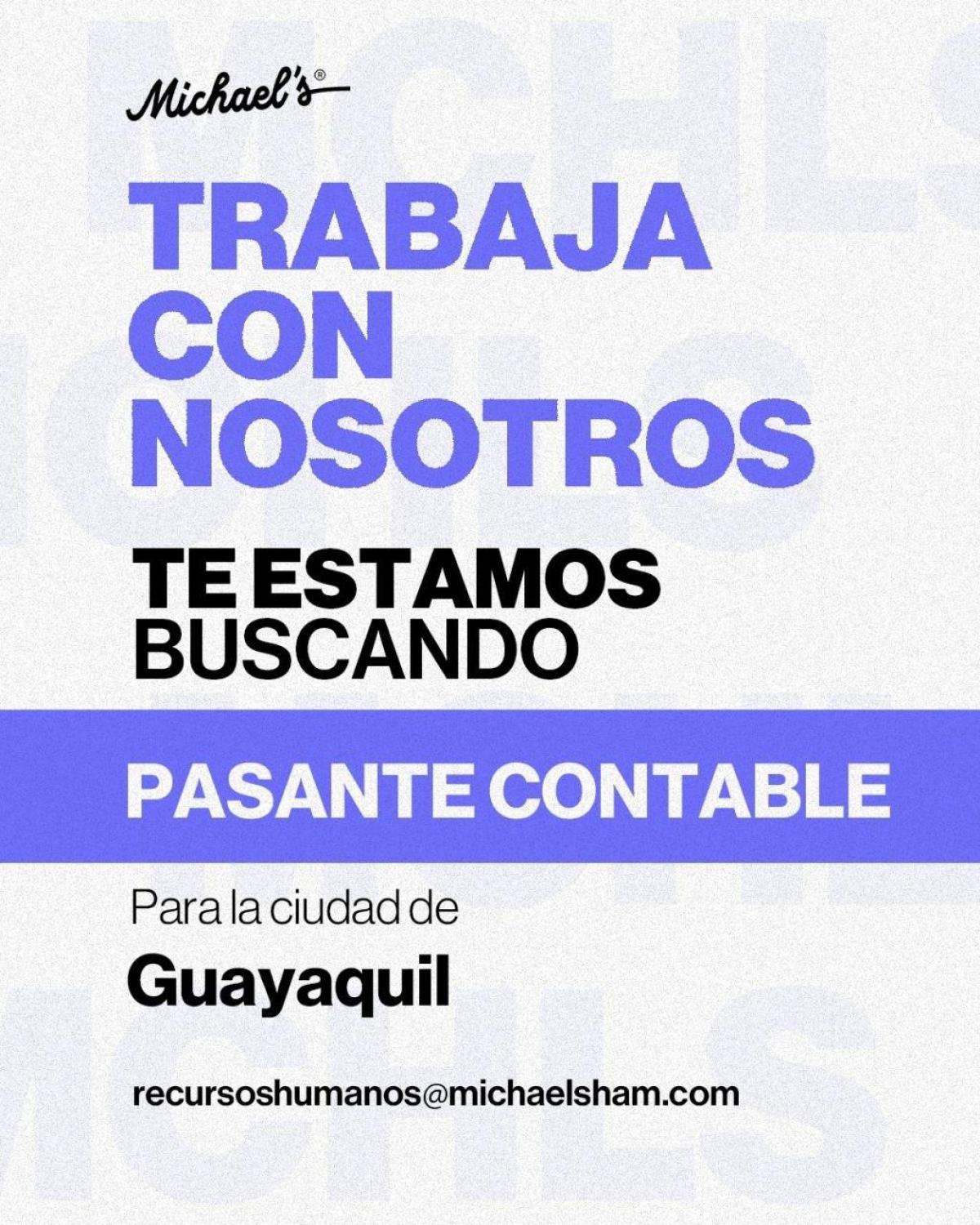 Michael&amp;#039;s® trabaja con nosotros en Guayas